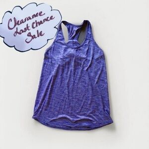 Lululemon Women's Dark Periwinkle Razorback Tank Top Size Small
